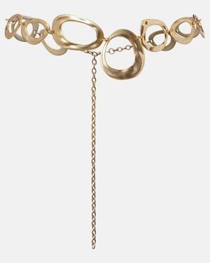 Zimmermann Alight-Plated Chain Belt - Metallic