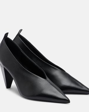Loewe Pumps Origami Cube Aus Leder - Schwarz