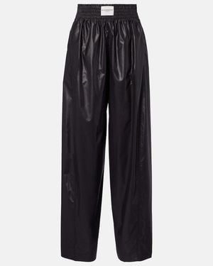 Givenchy Logo Wide-Leg Pants - Blue