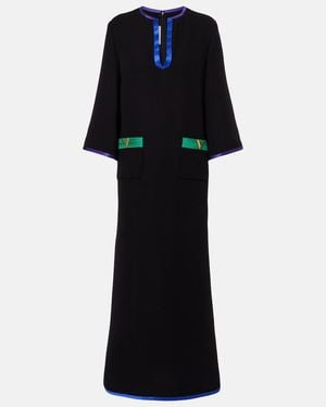 Valentino Vgold Cady Couture Maxi Dress - Black