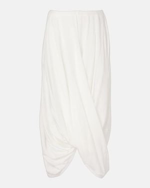 TOTEME Draped Maxi Skirt - White