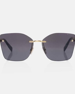 BVLGARI Tubogas Cat-Eye Sunglasses - Grey