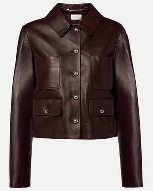 Altuzarra Leather Jacket - Brown