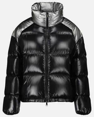 Moncler Cuscute High-Neck Down Jacket - Black