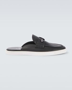 Christian Louboutin Chanme Leather Mules - Black
