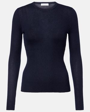Gabriela Hearst Pullover Browning Aus Kaschmir Und Seide - Blau