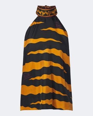 PUCCI Top Fiamme - Giallo