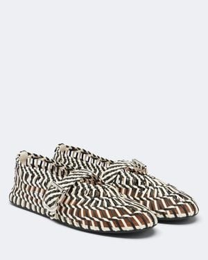 Alaïa Mary-Jane-Ballerinas Aus Leder - Weiß