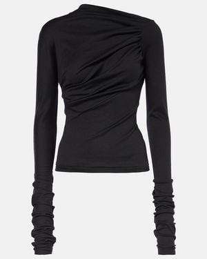 DIDU Top En Coton - Noir