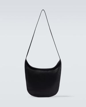 The Row N/S Izzy Leather Shoulder Bag - White