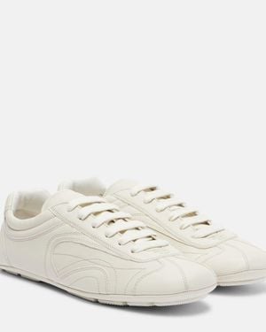 Prada Zapatillas Montecarlo Re-Edition 2005 De Piel - Blanco