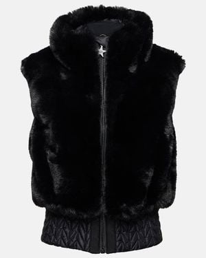 Goldbergh Weste Lina Aus Faux Fur - Schwarz