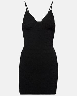 Jacquemus La Mini Robe Scala Mini Dress - Black