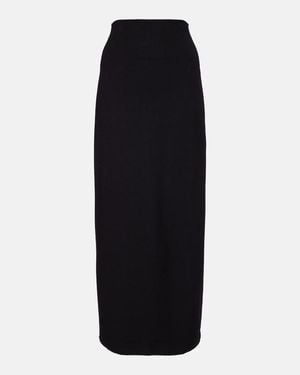 Leset Rio High-Rise Maxi Skirt - Black