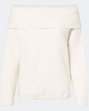 Loulou de Saison Off-Shoulder Pullover Sibyl - Natur
