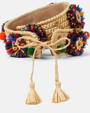 Dolce & Gabbana Leather Belt - Metallic