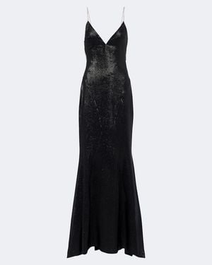 Tom Ford Embellished Silk-Blend Gown - Black