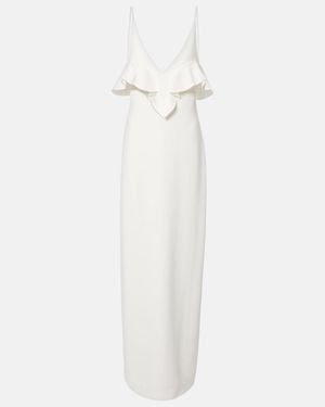 Stella McCartney Ruffled Gown - White
