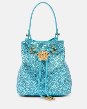 Versace Secchiello La Medusa Medium Con Decorazioni - Blu
