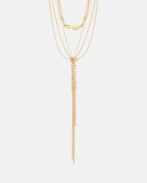 Chloé Collier Chaine Laiton - Blanc