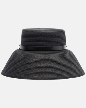 Max Mara Woven Bucket Hat - Black