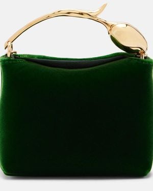 Erdem Tasche Bloom Micro Aus Samt - Grün