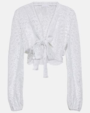 Alexandra Miro Tabitha Lace Top - White