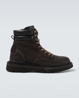 Bogner Seoul Leather Lace-Up Boots - Black