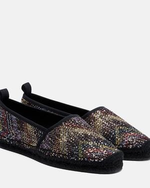 Missoni Espadrilles Elle Mit Pailletten - Schwarz