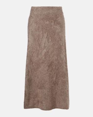 Lisa Yang Asta Cashmere Maxi Skirt - Brown