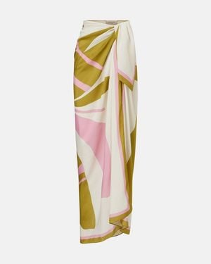Adriana Degreas Balearic Printed Beach Cover-Up - Metallic