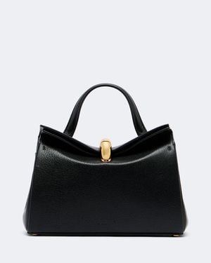 Jacquemus Bolso Valerie Small De Piel - Negro