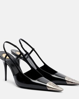 Saint Laurent Jeanne Court Shoes - Black