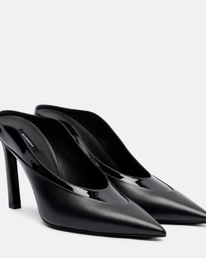 Givenchy Mules Spiky 95 Aus Leder Mit Lackleder - Schwarz