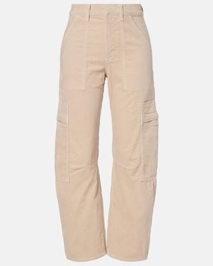 Citizens of Humanity Marcelle Cotton Corduroy Cargo Trousers - Natural