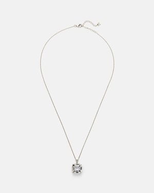 Mateo Halskette Aus 14Kt Gelbgold Mit Diamanten Und Topas - Weiß