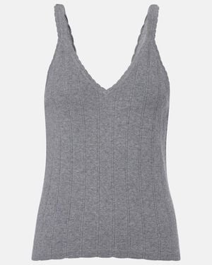 Lisa Yang Suni Cotton And Cashmere Tank Top - Grey