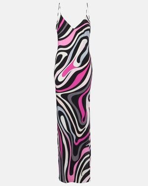 PUCCI Marble Print Dress - White