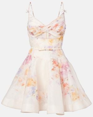 Zimmermann Dress With Floral Motif - Pink
