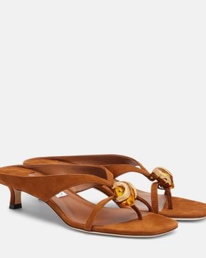Jimmy Choo Verzierte Sandalen Emeri - Braun