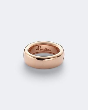 Pomellato Iconica Medium 18Kt Rose Ring - White