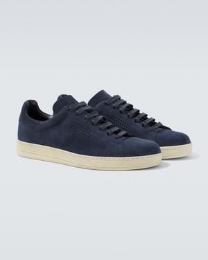 Tom Ford Warwick Suede Trainers - Blue