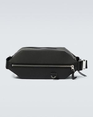 Loewe Leather Convertible Belt Bag - Black