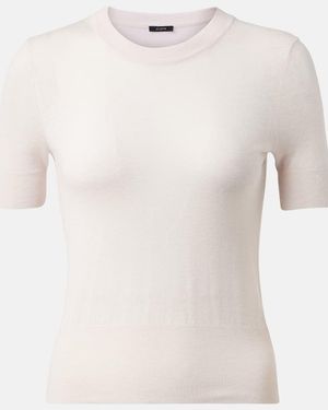 JOSEPH Top Cashair Aus Kaschmir - Weiß
