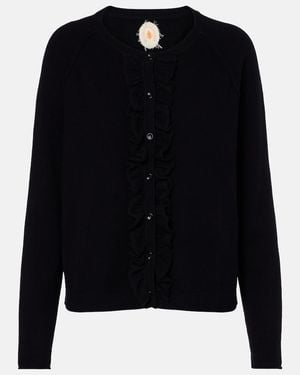 Jardin Des Orangers Cotton And Cashmere Cardigan - Black