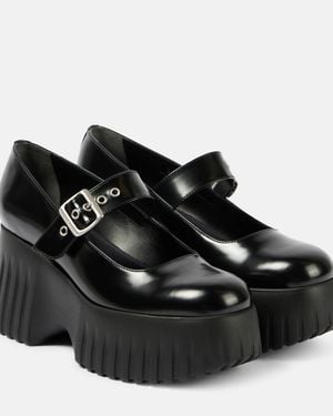 Hogan Plateau-Pumps Janeiro Aus Leder - Schwarz