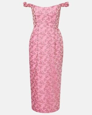 Markarian Amina Sequined Midi Dress - Pink