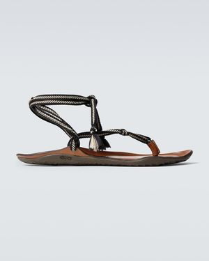 Lemaire Vibram Woven Sandals - Metallic