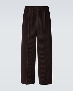 Homme Plissé Issey Miyake Monthly Colours Pleated Straight Trousers - Black