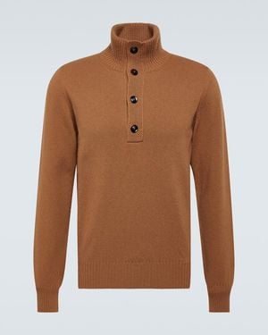 Tom Ford Pullover Aus Wolle Und Kaschmir - Braun